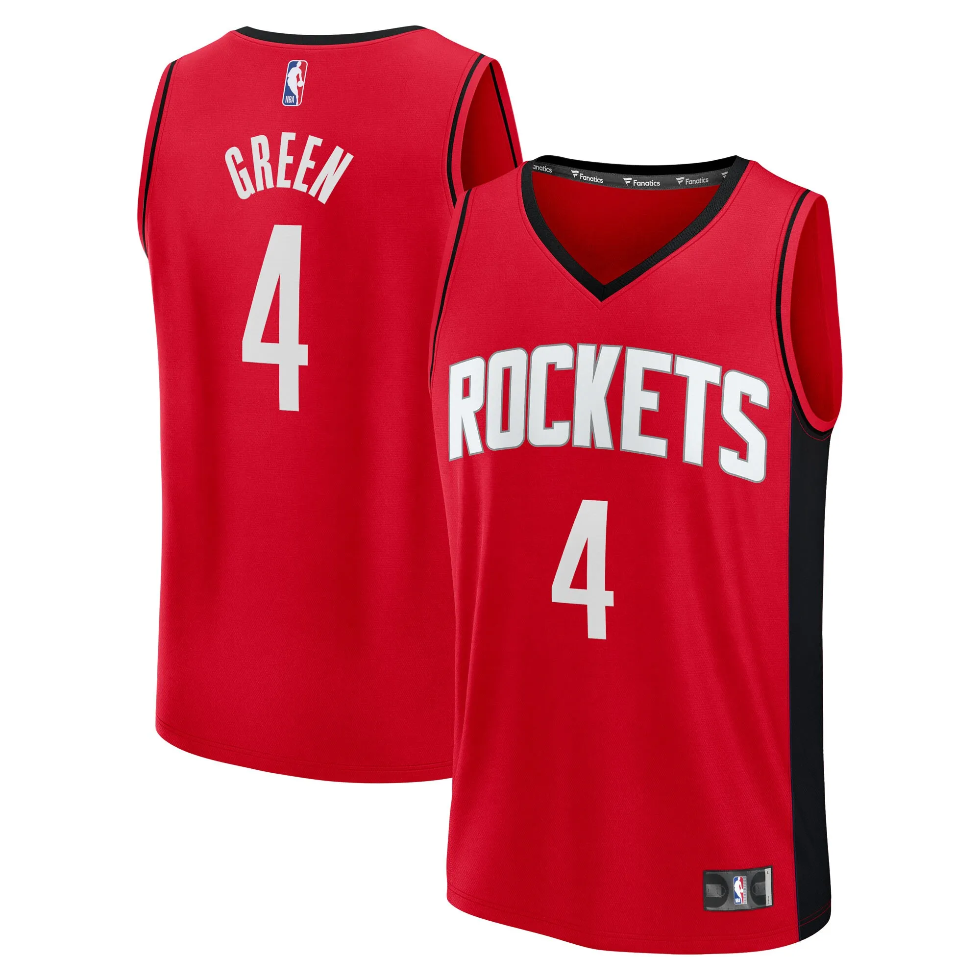 Jalen Green Houston Rockets Fanatics Youth Fast Break Replica Player Jersey - Red - Icon Edition