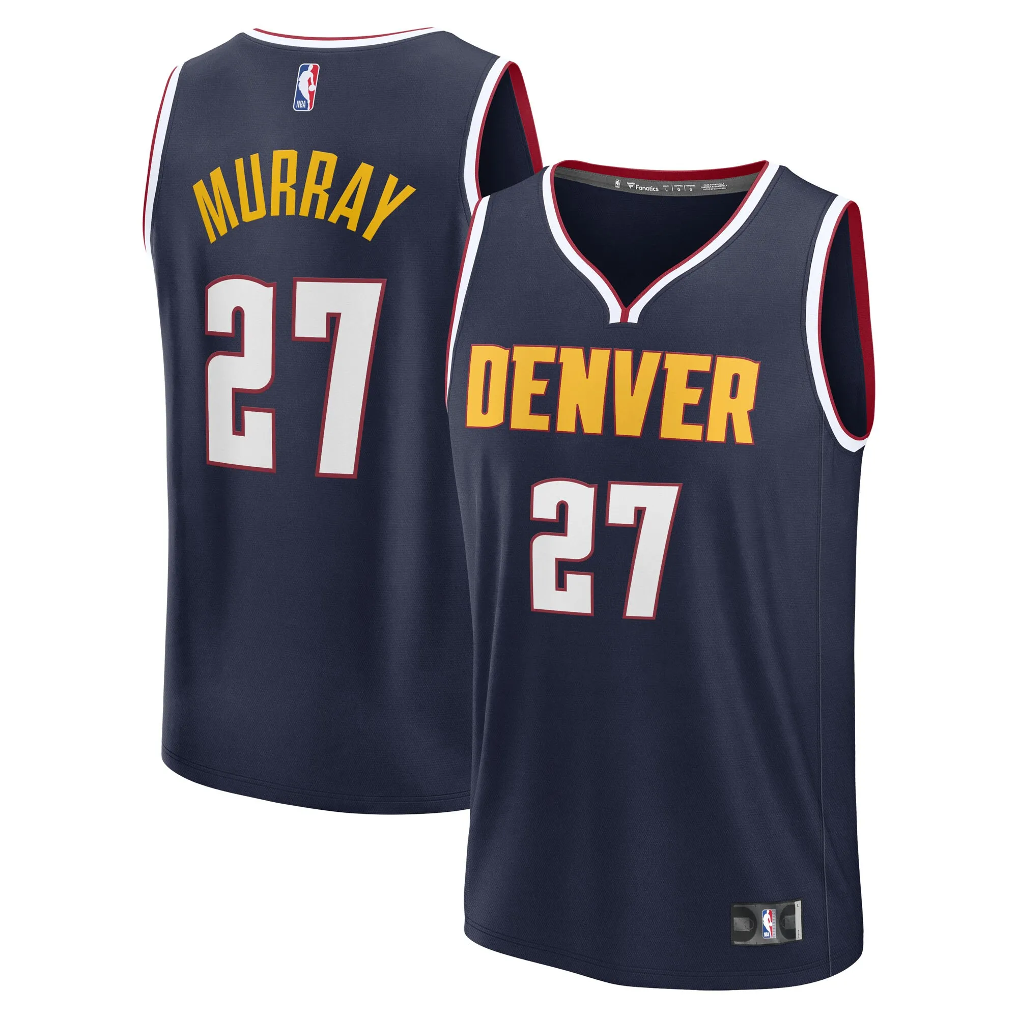Jamal Murray Denver Nuggets Fanatics Youth Fast Break Replica Player Jersey - Navy - Icon Edition