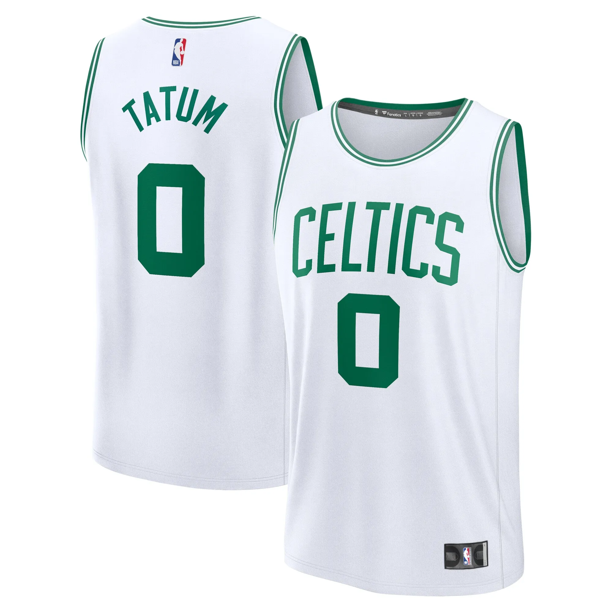 Jayson Tatum Boston Celtics Fanatics Youth Fast Break Replica Player Jersey - Association Edition - White