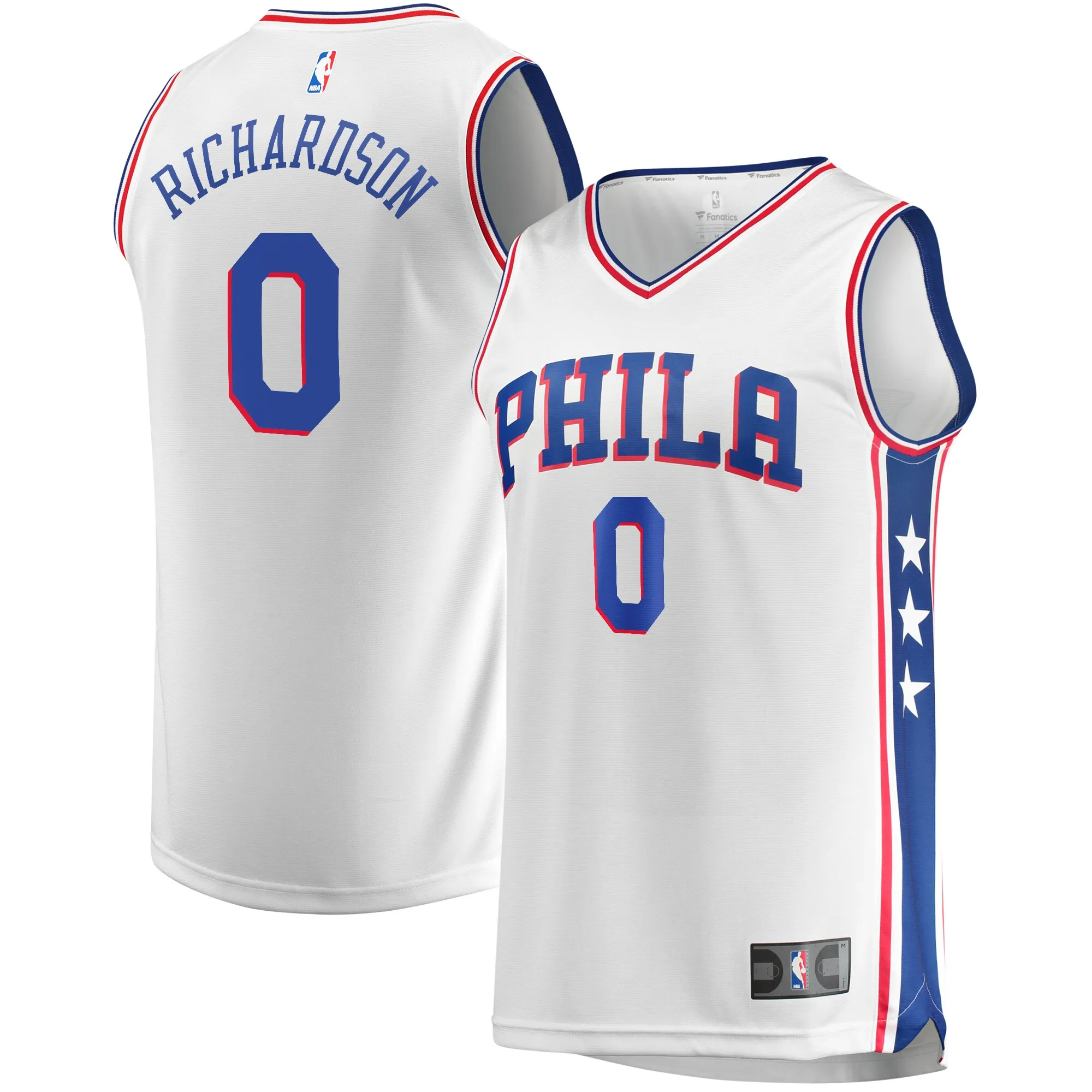 Josh Richardson Philadelphia 76ers Fanatics Youth Fast Break Replica Jersey White - Association Edition