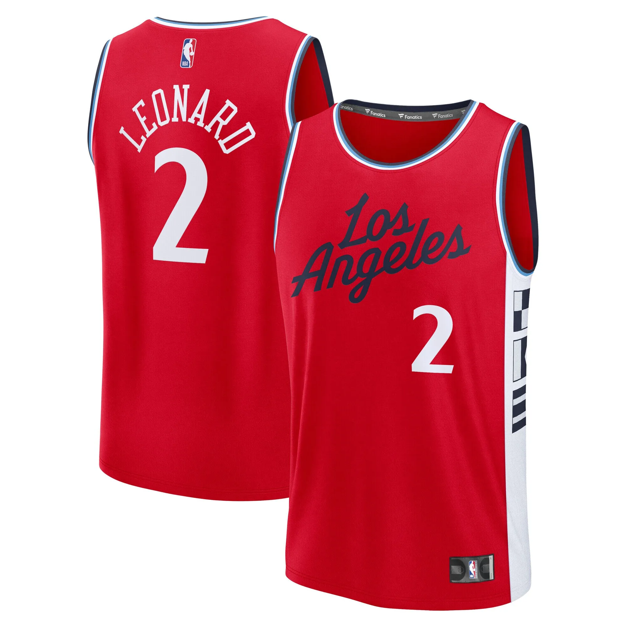 Kawhi Leonard LA Clippers Fanatics Youth Fast Break Replica Player Jersey - Statement Edition - Red