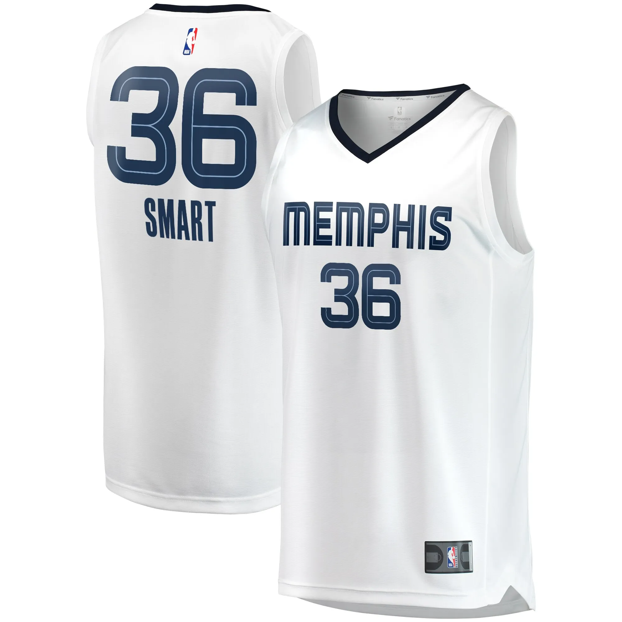 Marcus Smart Memphis Grizzlies Fanatics Youth Fast Break Player Jersey - Association Edition - White