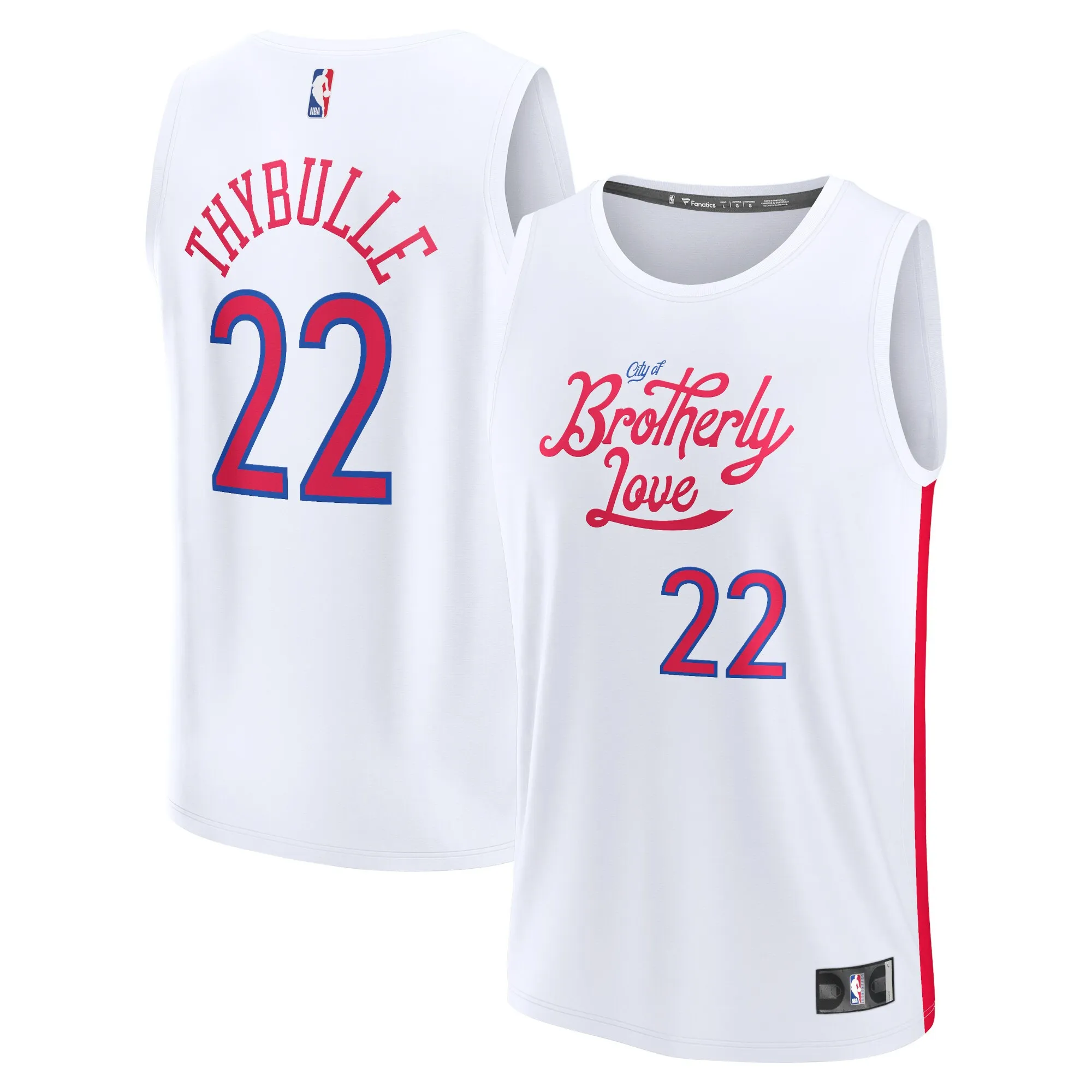 Matisse Thybulle Philadelphia 76ers Fanatics Youth Fastbreak Jersey - City Edition - White