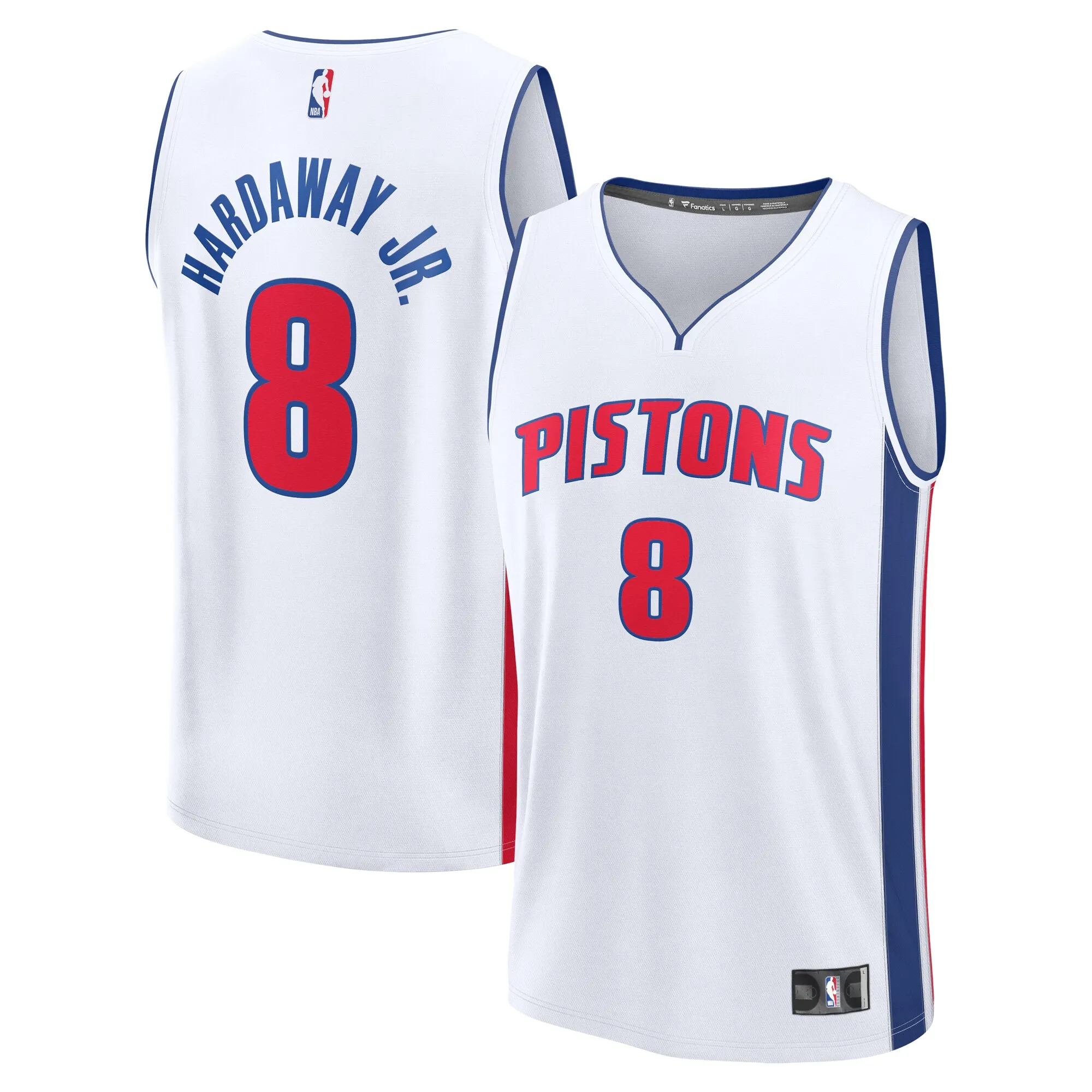 Tim Hardaway Jr. Detroit Pistons Fanatics Youth Fast Break Replica Player Jersey - Association - White Edition
