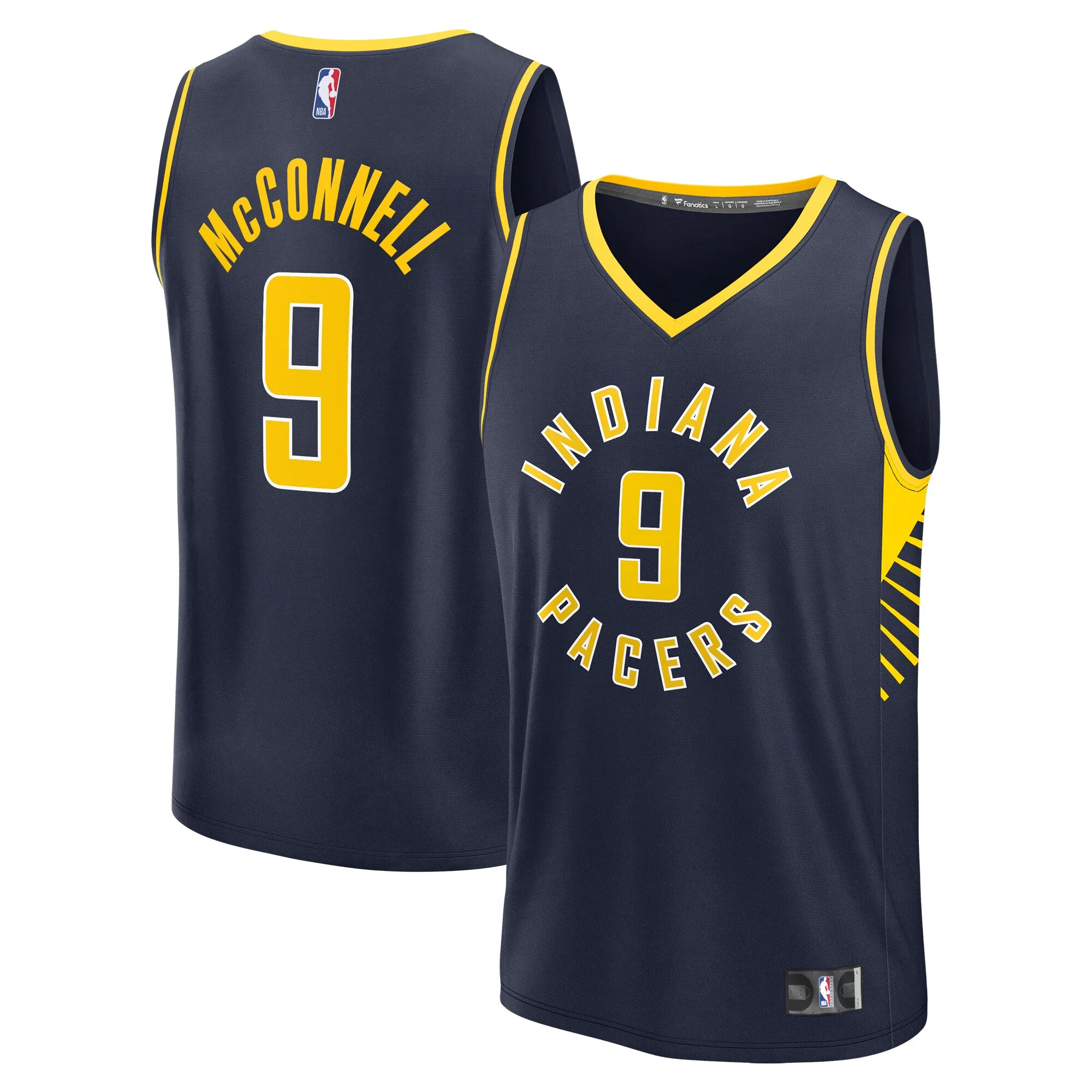 T.J. McConnell Indiana Pacers Fanatics Youth Fast Break Replica Player Jersey - Icon Edition - Navy
