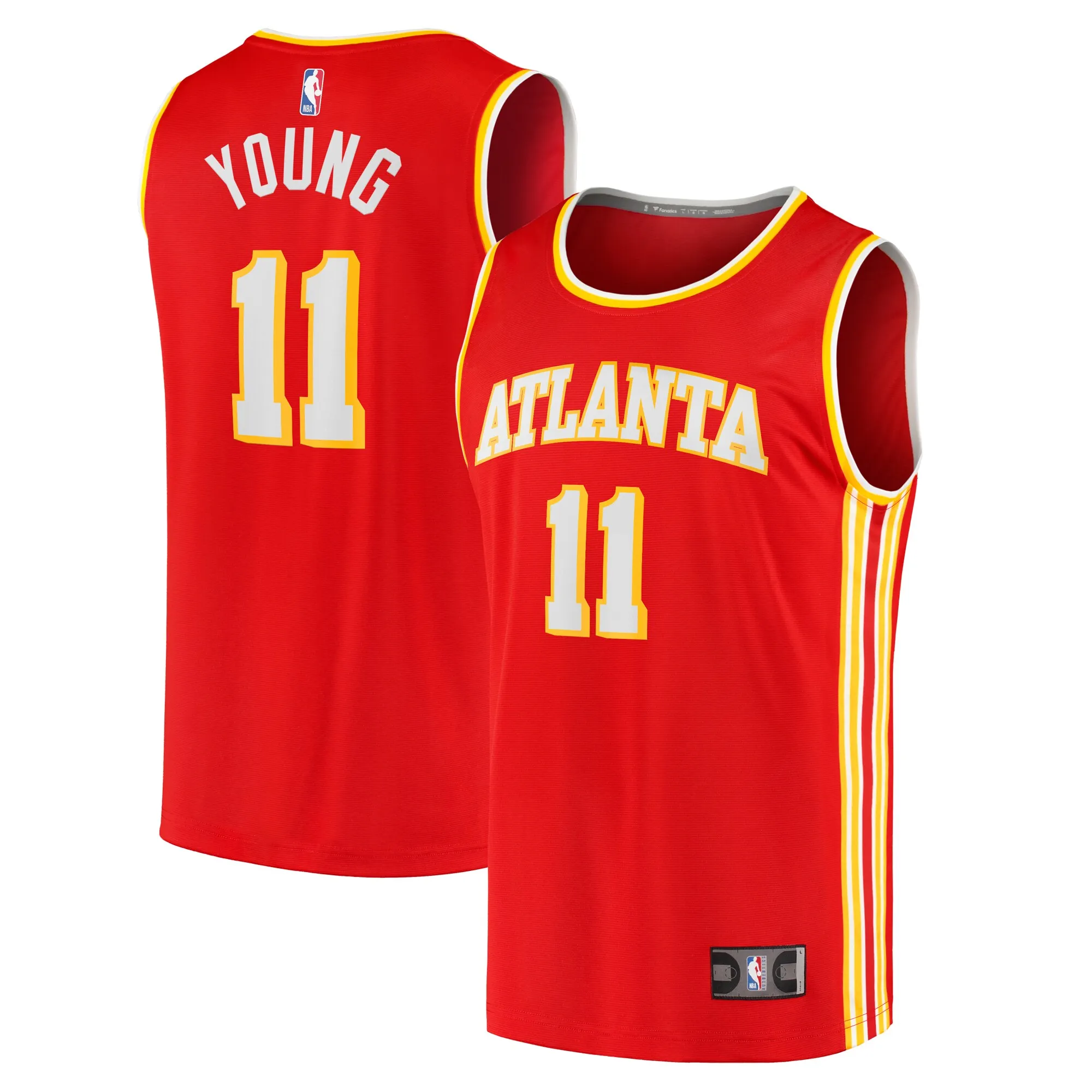 Trae Young Atlanta Hawks Fanatics Youth Fast Break Player Jersey - Icon Edition - Red