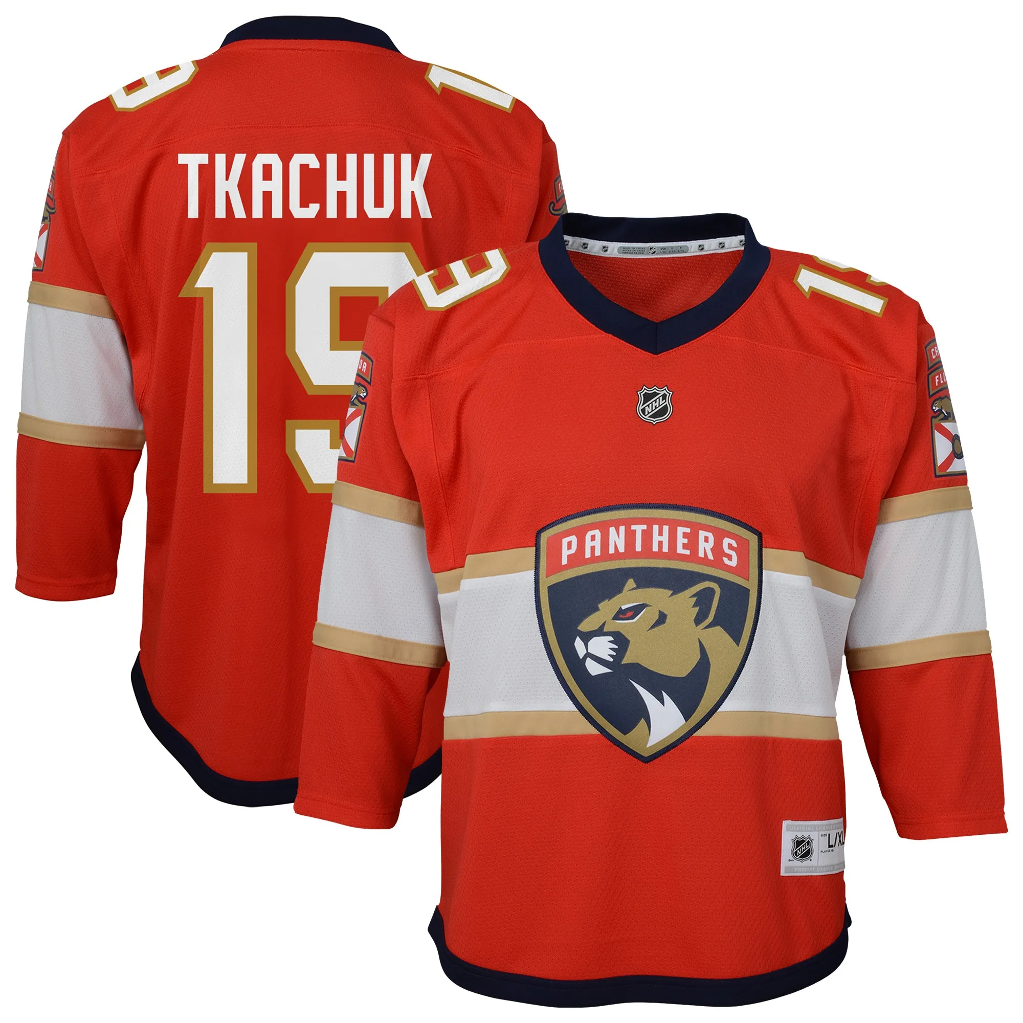 Matthew Tkachuk Florida Panthers Youth Home Replica Player Jersey - Red