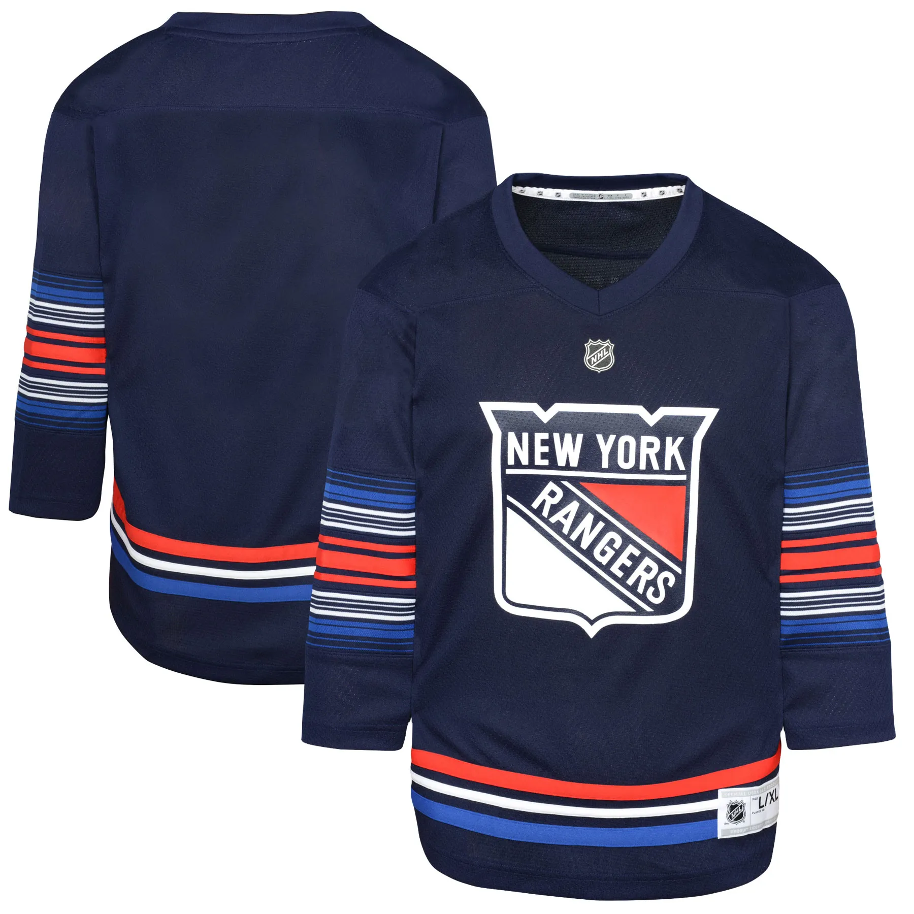 New York Rangers Youth Alternate Replica Jersey - Navy