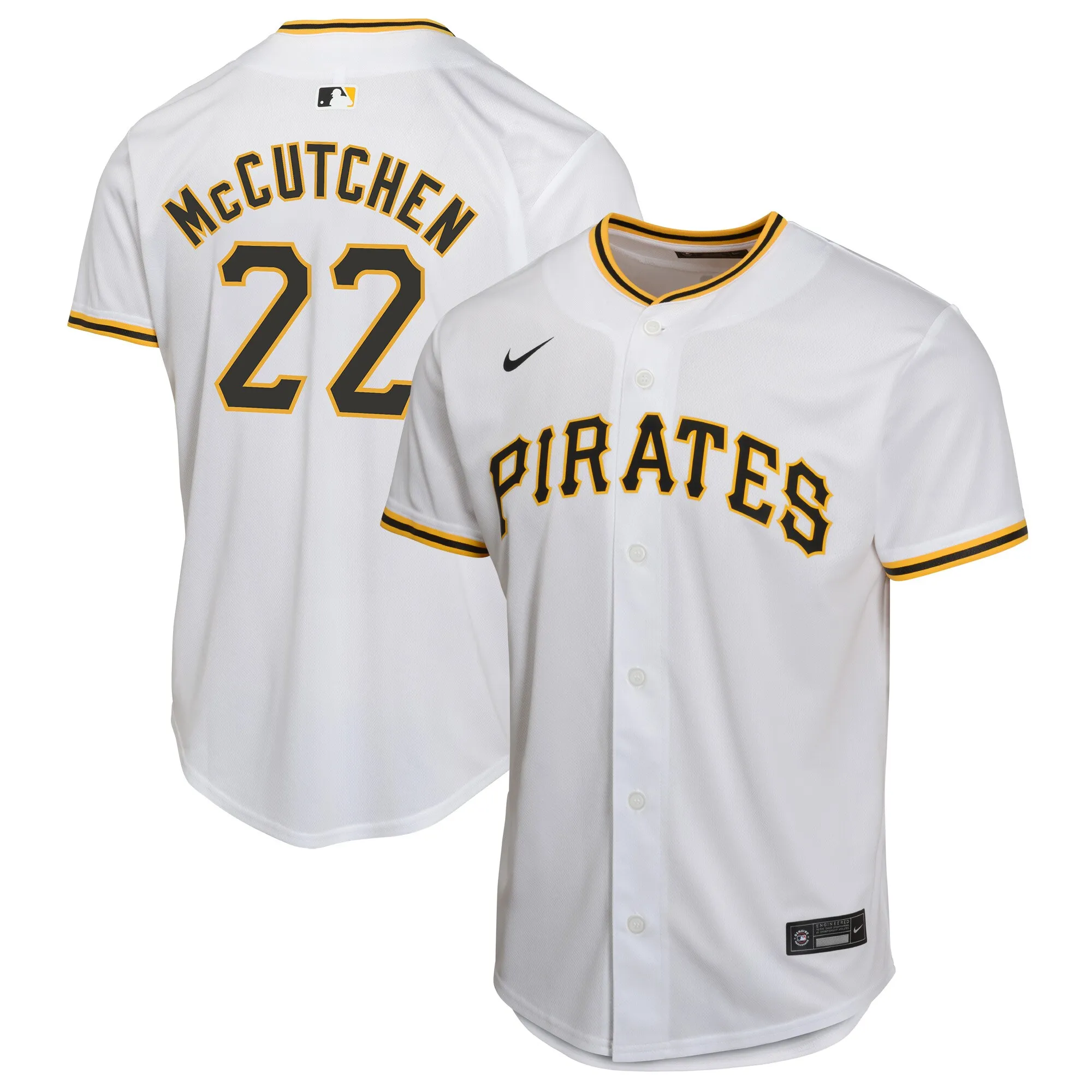 Andrew McCutchen Pittsburgh Pirates Nike Youth Home Game Player Jersey - White