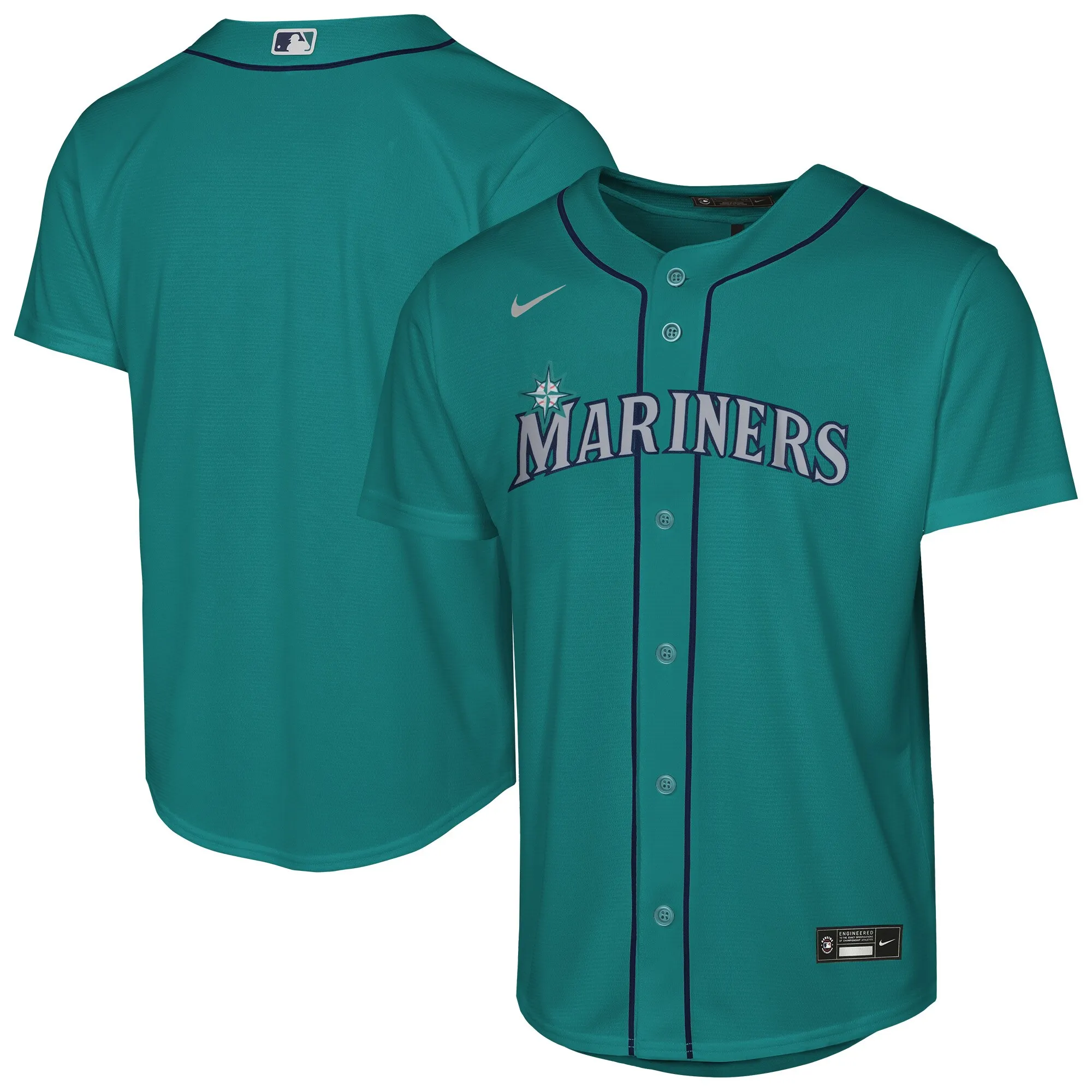 Seattle Mariners Nike Youth Alternate Replica Jersey - Aqua