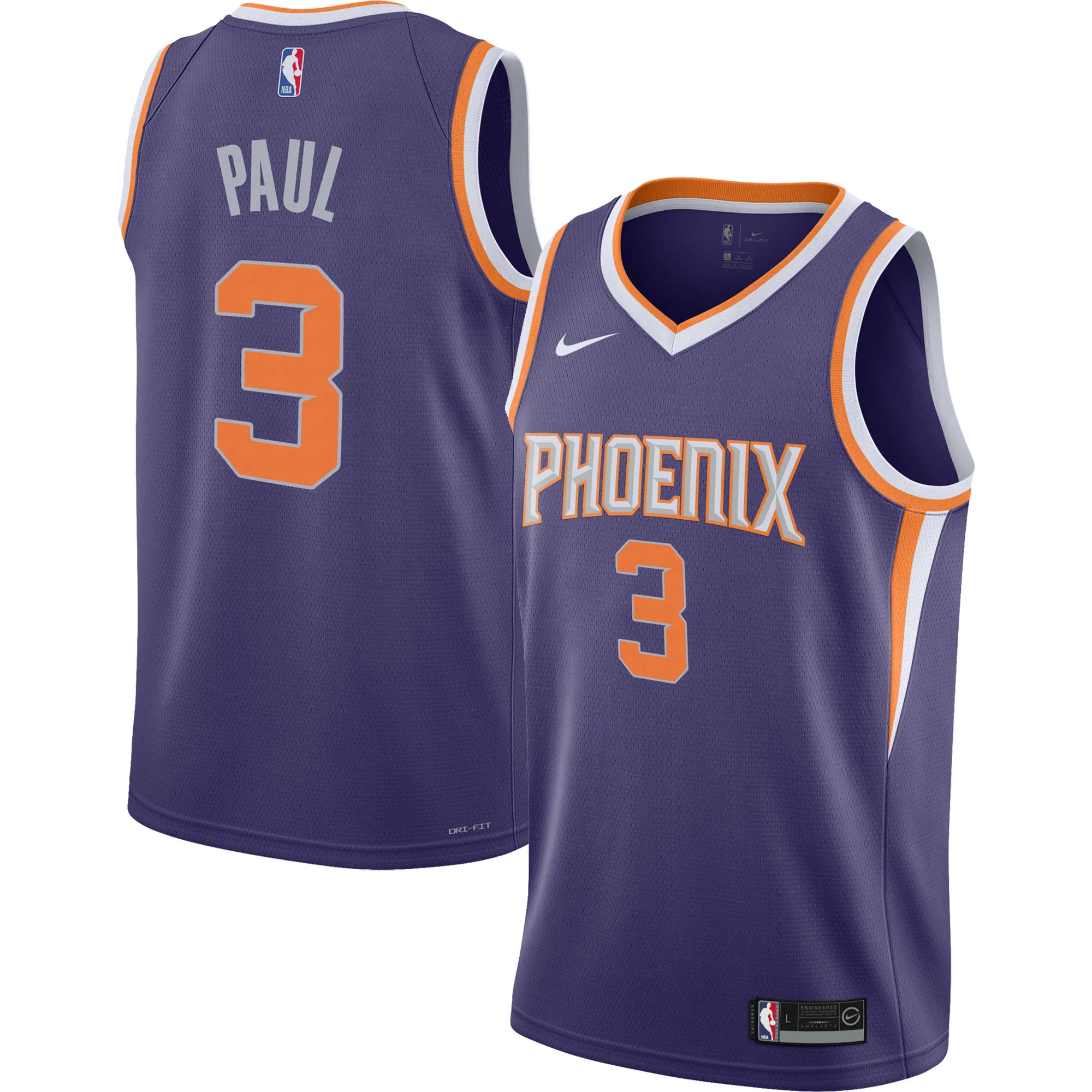Chris Paul Phoenix Suns Nike Youth Swingman Jersey - Icon Edition - Purple