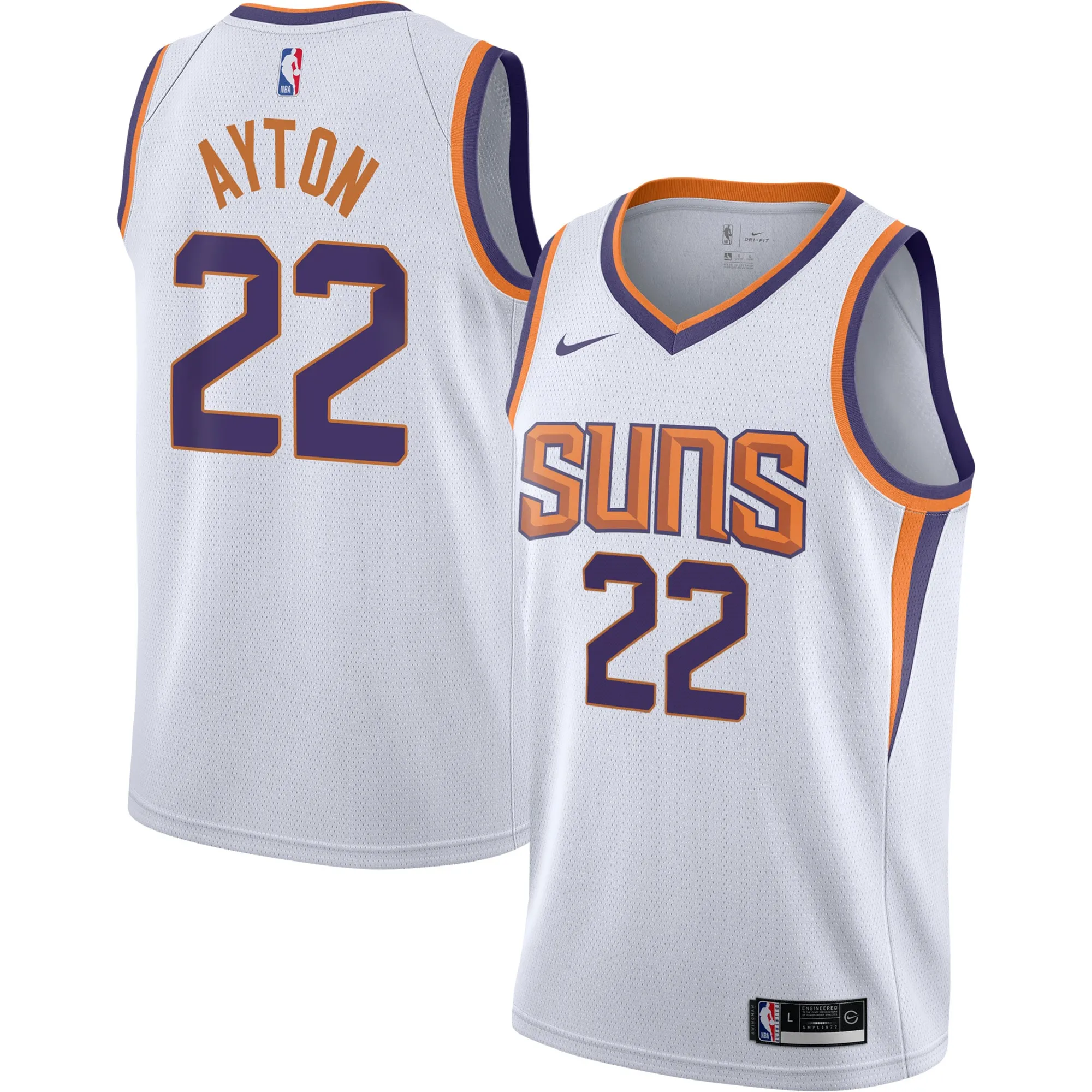 Deandre Ayton Phoenix Suns Nike Youth Swingman Jersey - Association Edition - White