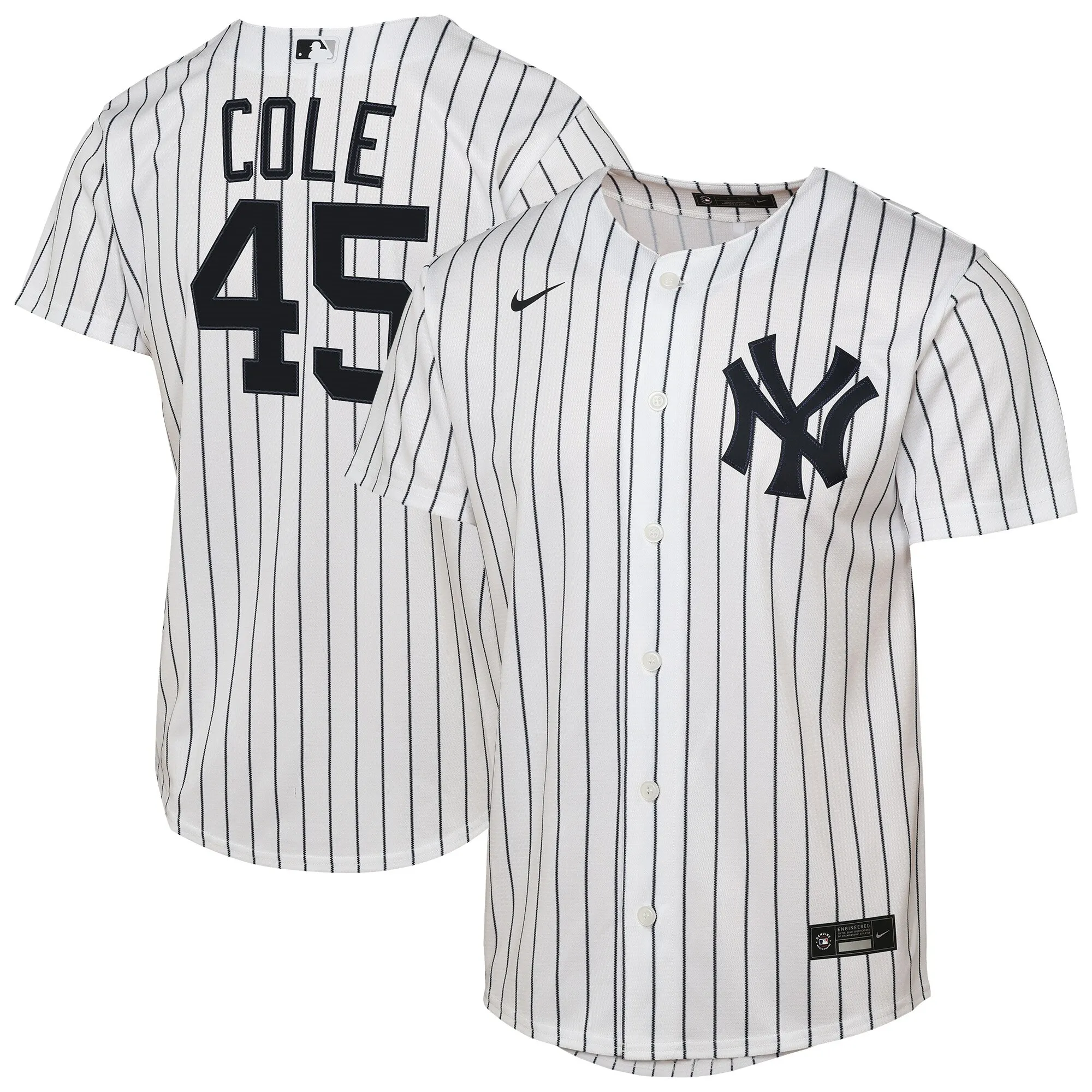 Gerrit Cole New York Yankees Nike Youth Home Replica Player Jersey - White