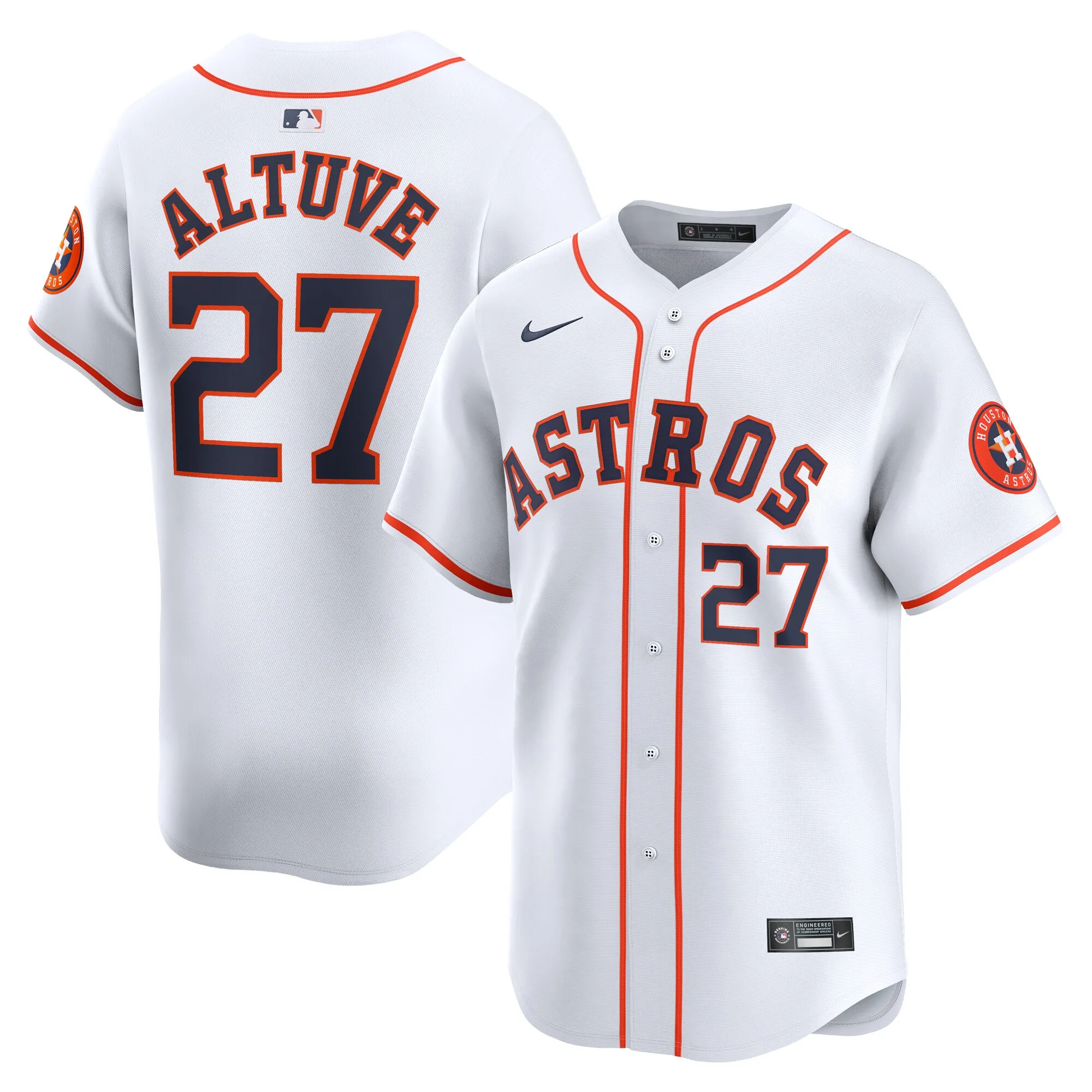Jose Altuve Houston Astros Nike Youth Home Limited Player Jersey - White