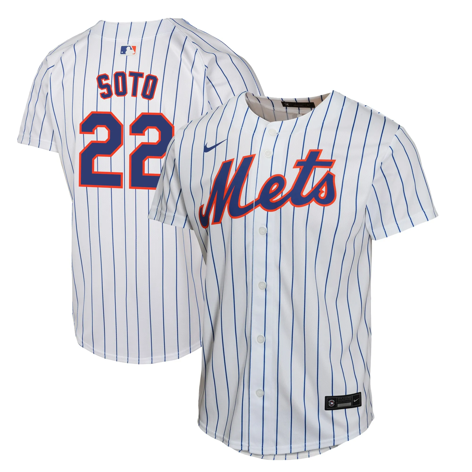 Juan Soto New York Mets Nike Youth Home Game Player Jersey - White