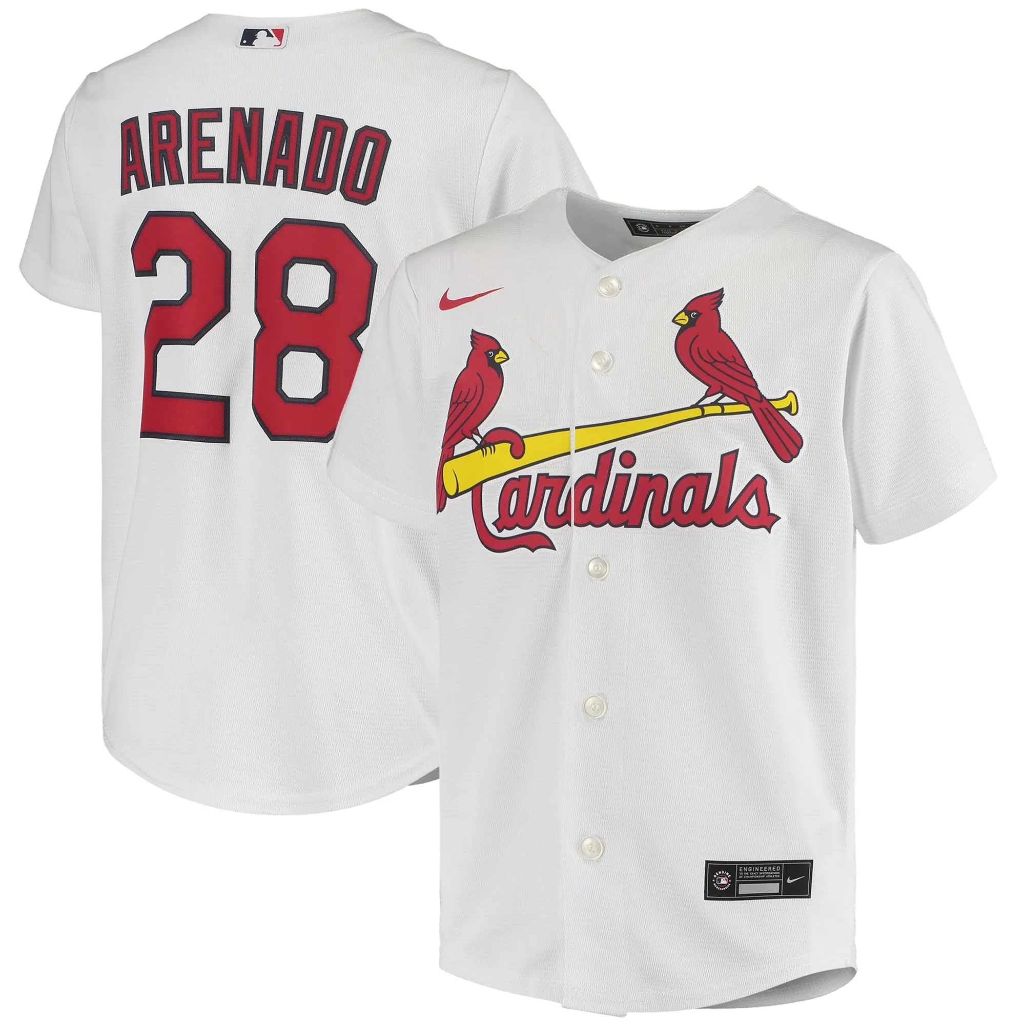 Nolan Arenado St. Louis Cardinals Nike Youth Home Replica Player Jersey - White
