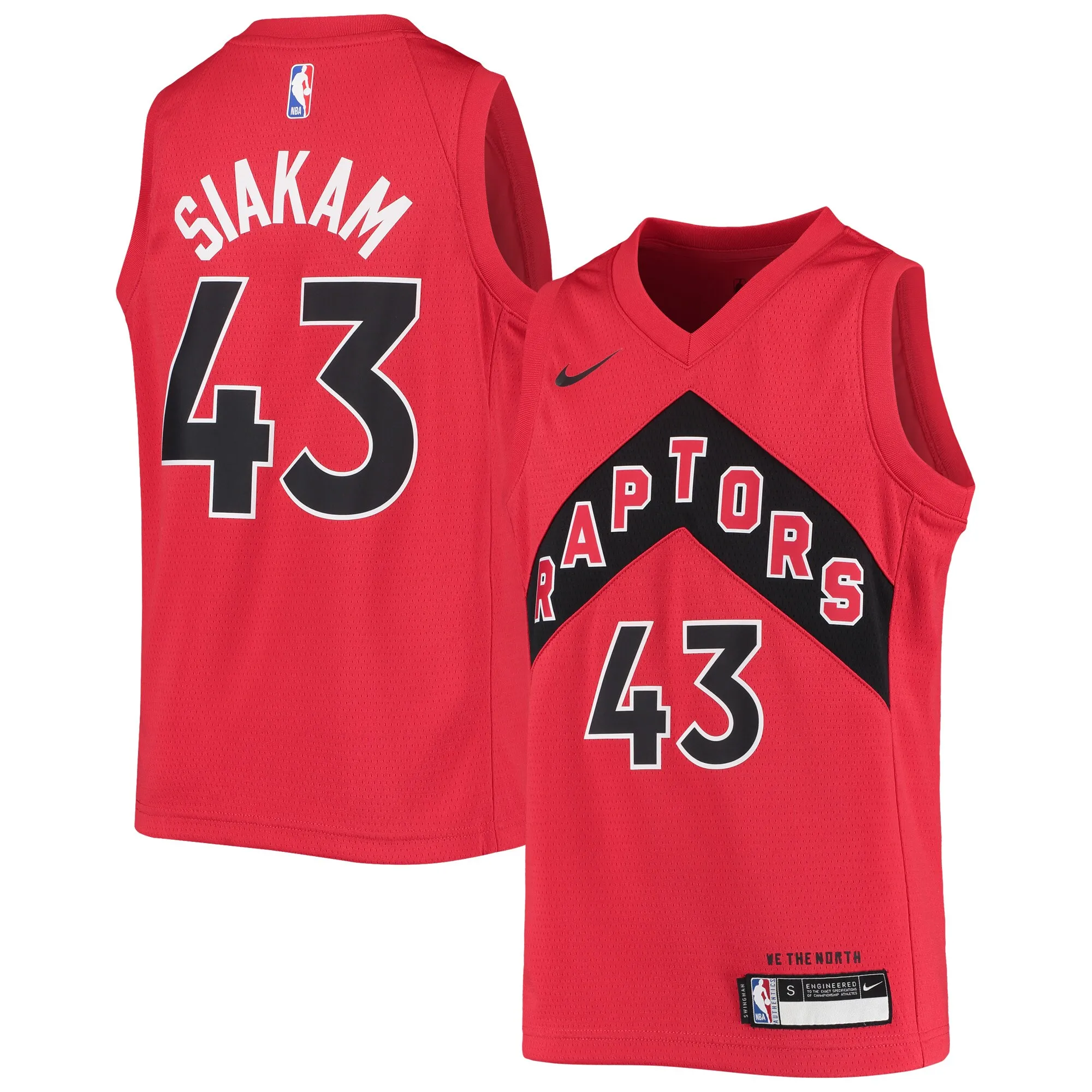 Pascal Siakam Toronto Raptors Nike Youth Swingman Jersey - Icon Edition - Red