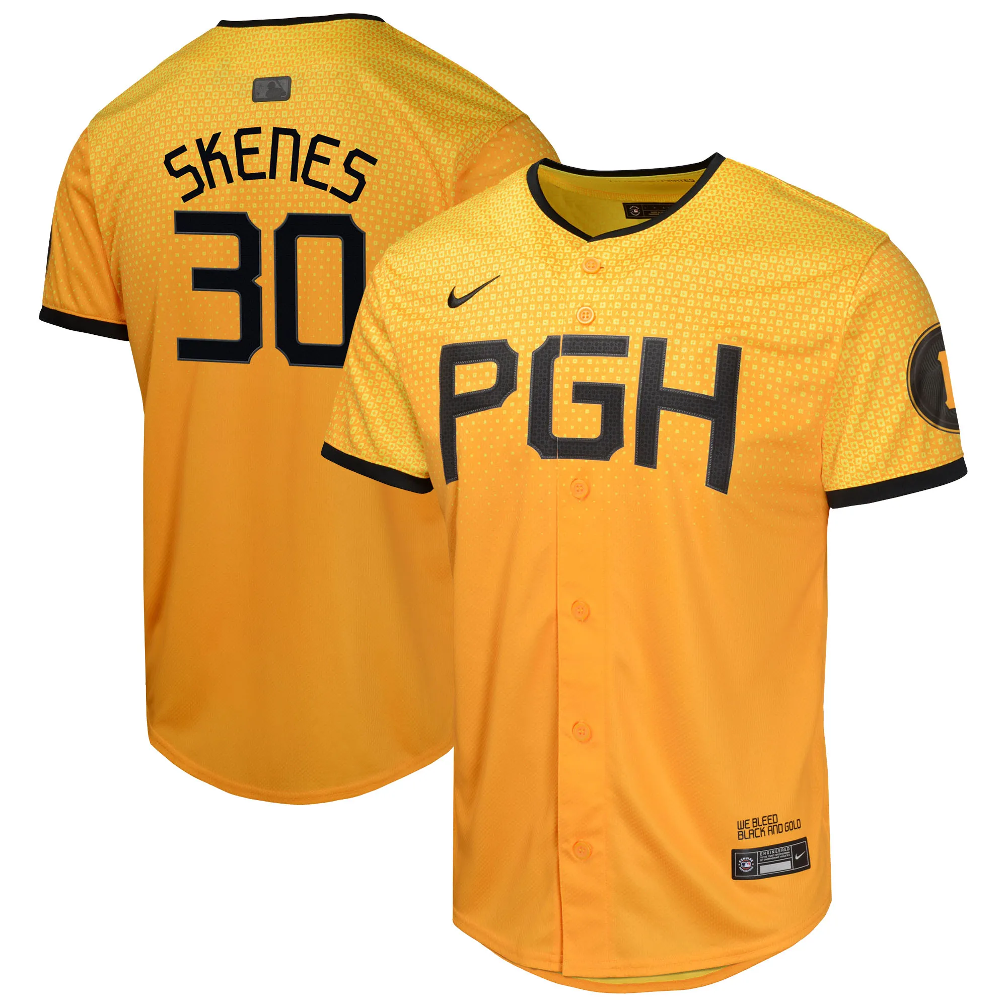 Paul Skenes Pittsburgh Pirates Nike Youth City Connect Limited Jersey  - Gold