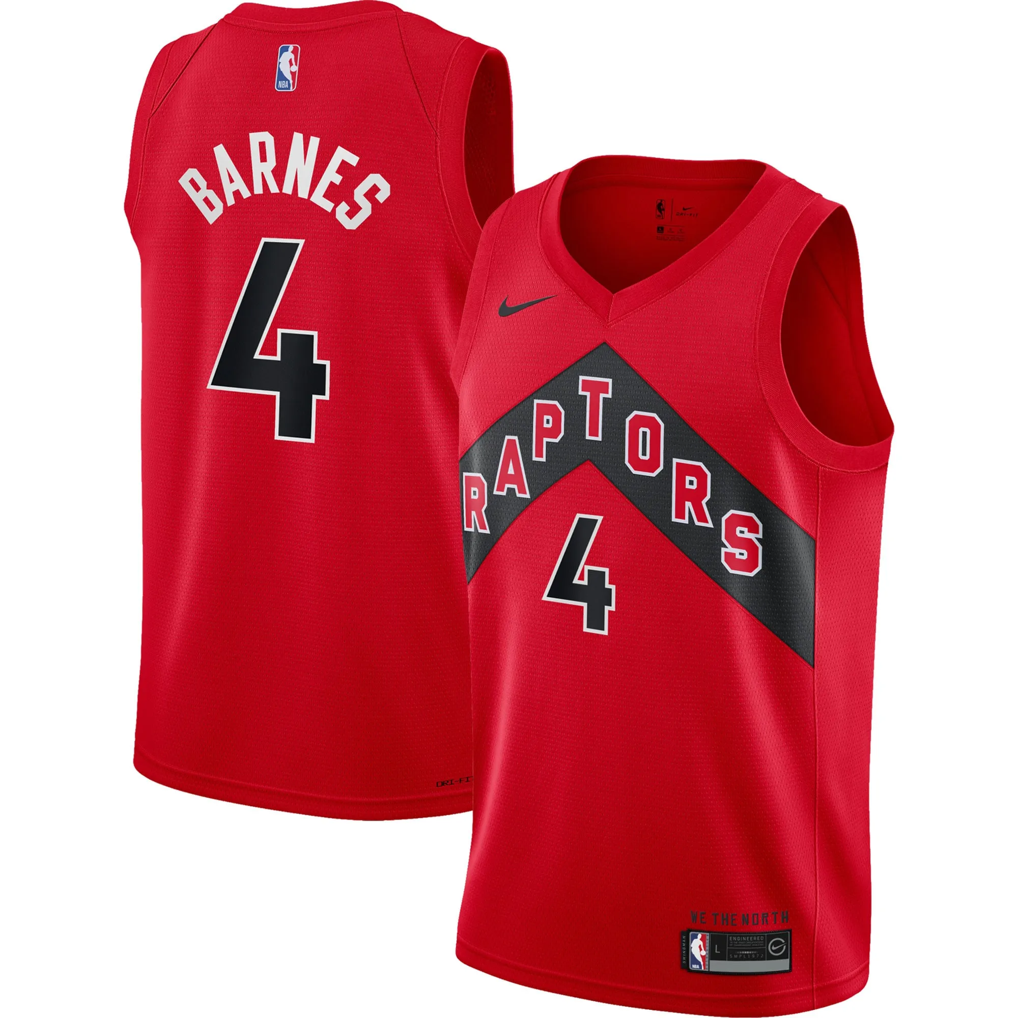 Scottie Barnes Toronto Raptors Nike Youth Swingman Jersey - Icon Edition - Red