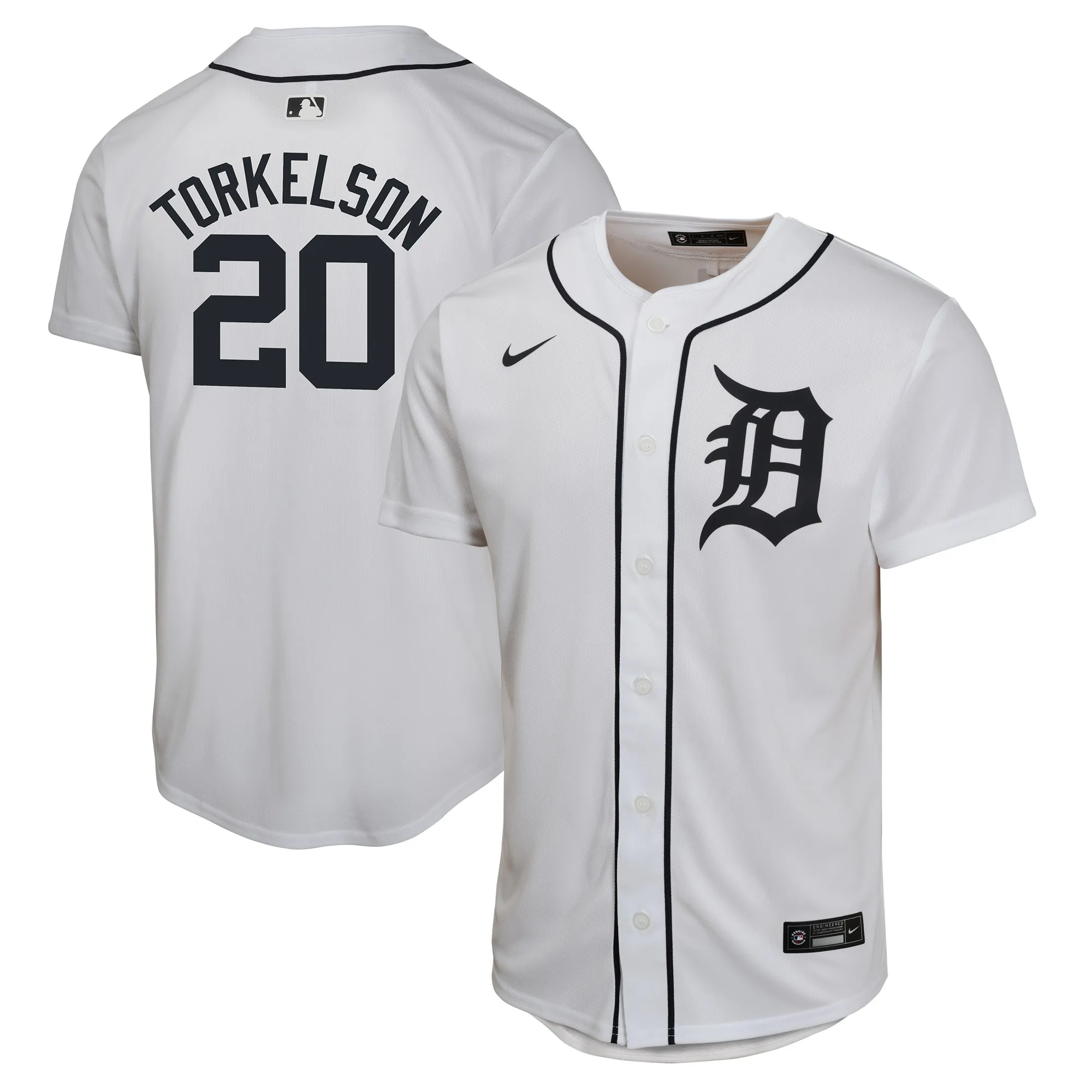 Spencer Torkelson Detroit Tigers Nike Youth Home Game Player Jersey - White