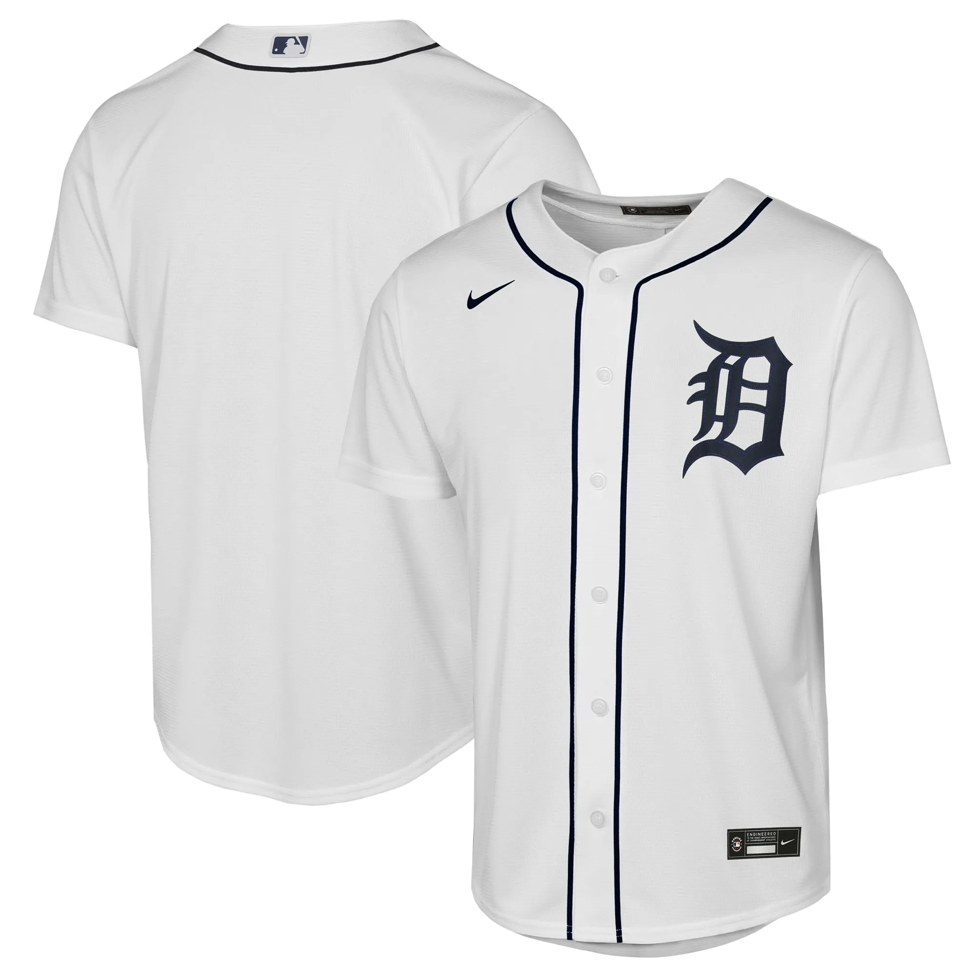 Detroit Tigers Nike Youth Home Replica Jersey - White