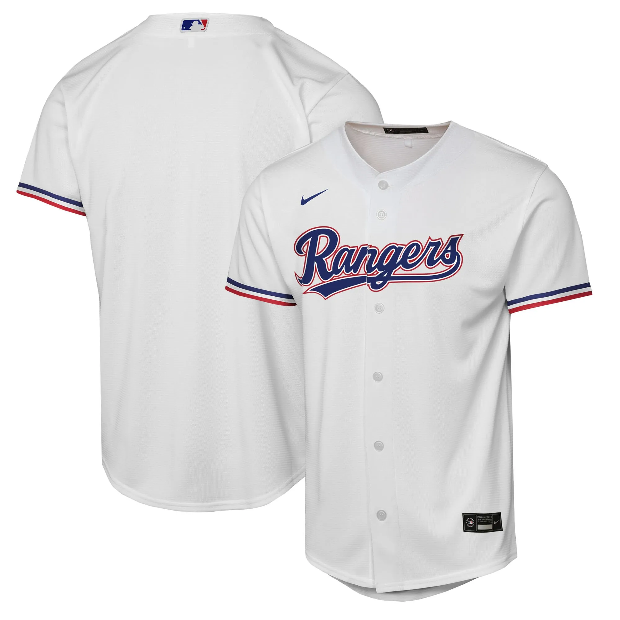 Texas Rangers Nike Youth Home Replica Jersey - White