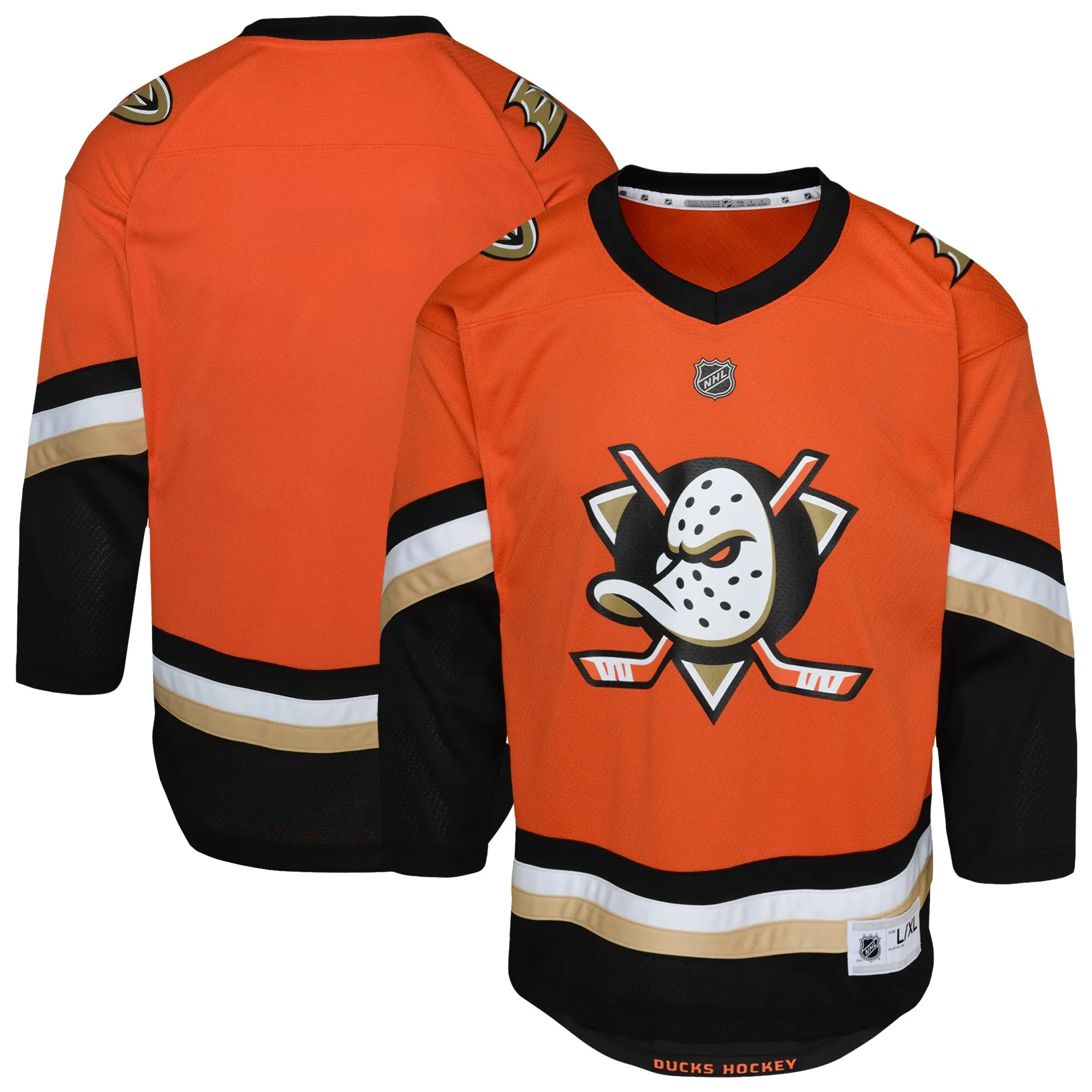 Anaheim Ducks Youth Home Replica Jersey - Orange