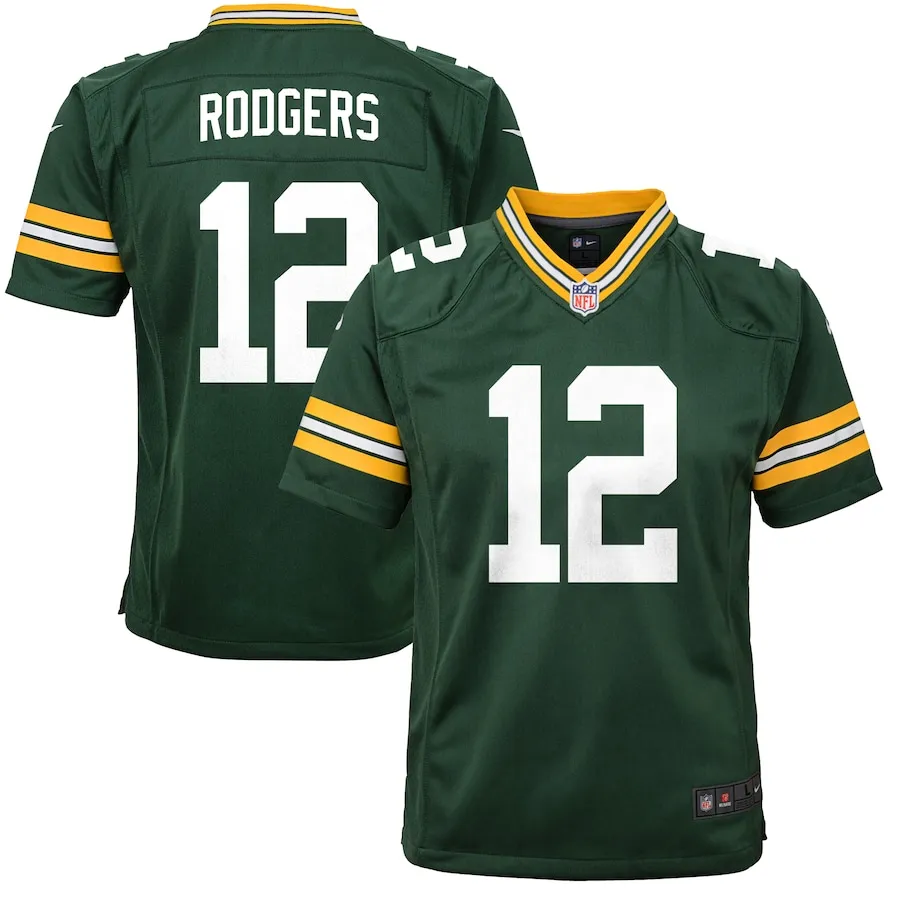 Aaron Rodgers Green Bay Packers Nike Youth Game Jersey - Green 3673