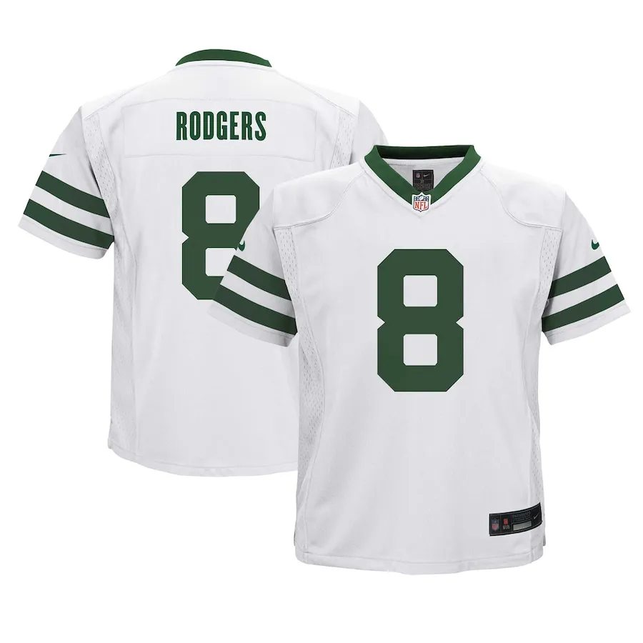 Aaron Rodgers New York Jets Nike Preschool Game Jersey - Legacy White