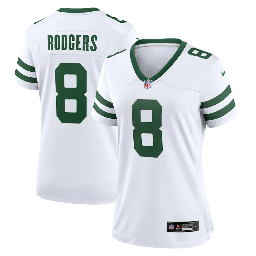 Aaron Rodgers New York Jets Nike Women's Game Jersey - Legacy White