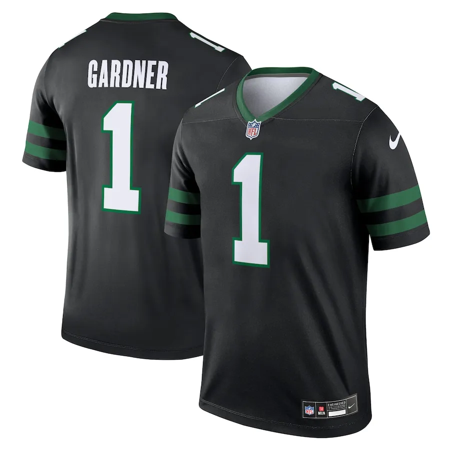Ahmad Sauce Gardner New York Jets Nike Alternate Legend Jersey - Black