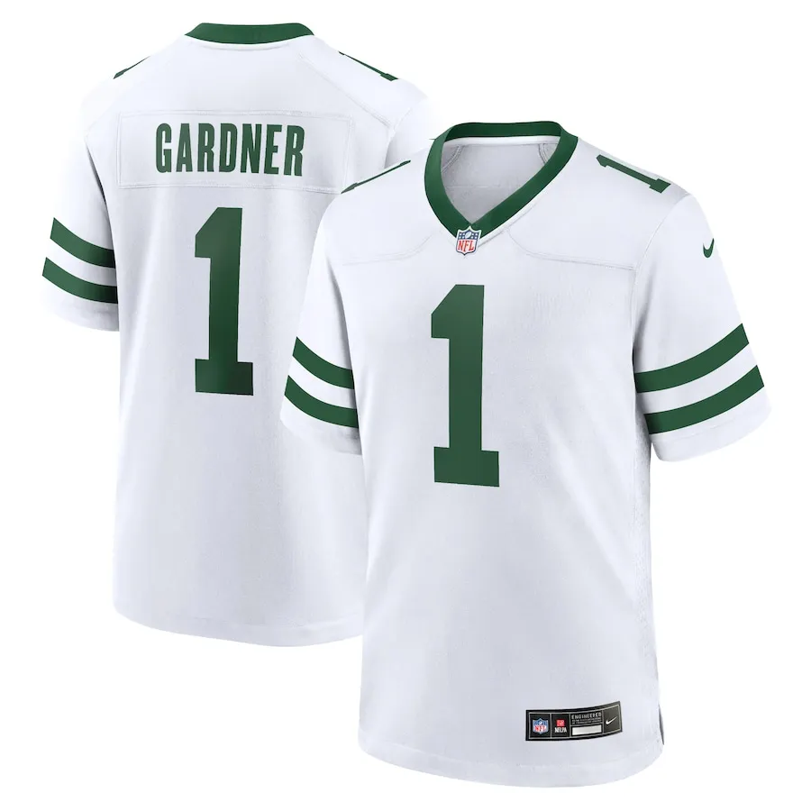 Ahmad Sauce Gardner New York Jets Nike Game Jersey - Legacy White 8957