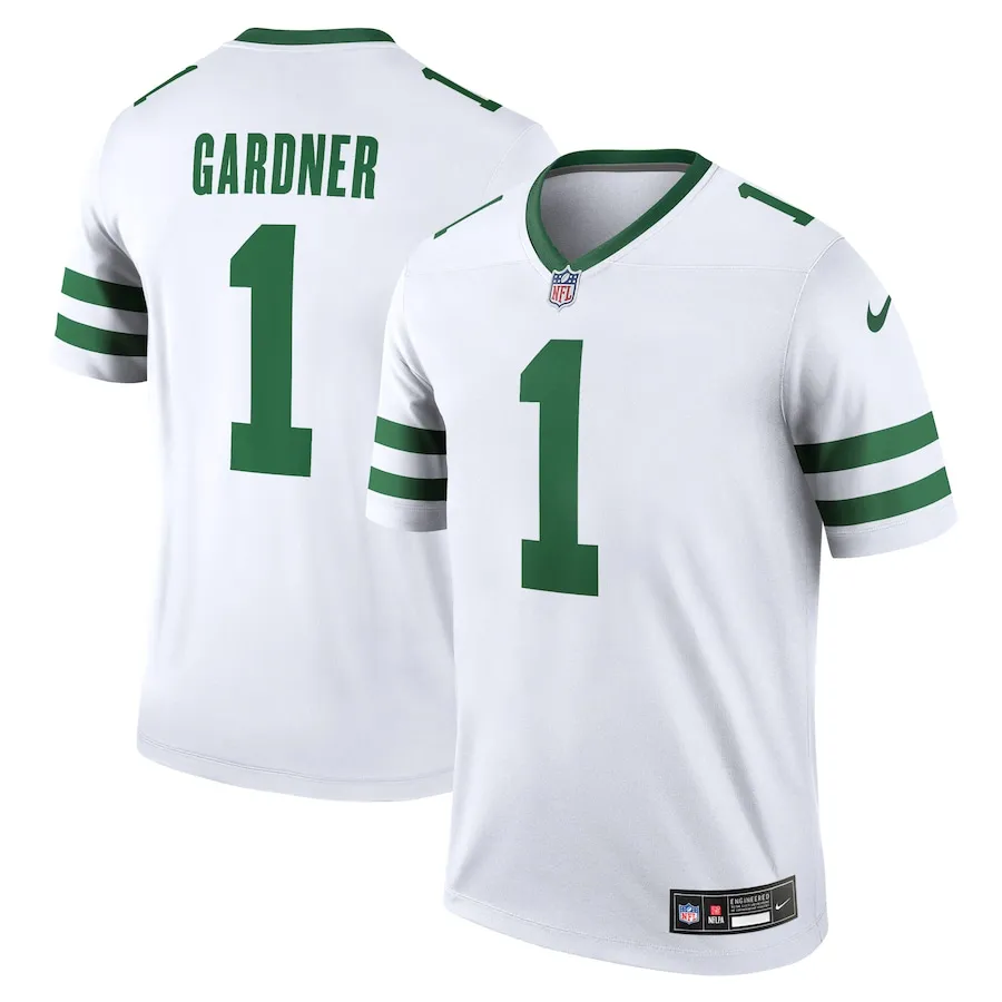 Ahmad Sauce Gardner New York Jets Nike White Legend Jersey - White