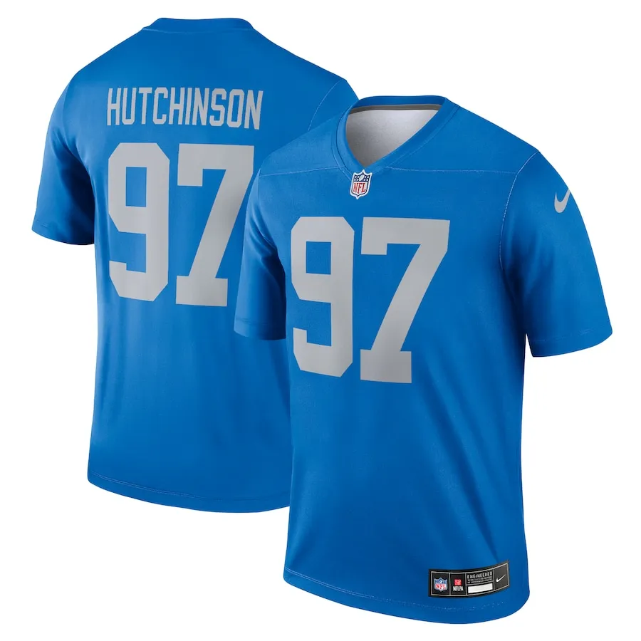 Aidan Hutchinson Detroit Lions Nike Alternate Legend Jersey - Blue
