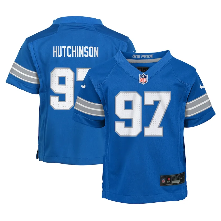 Aidan Hutchinson Detroit Lions Nike Infant Team Player Game Jersey - Blue
