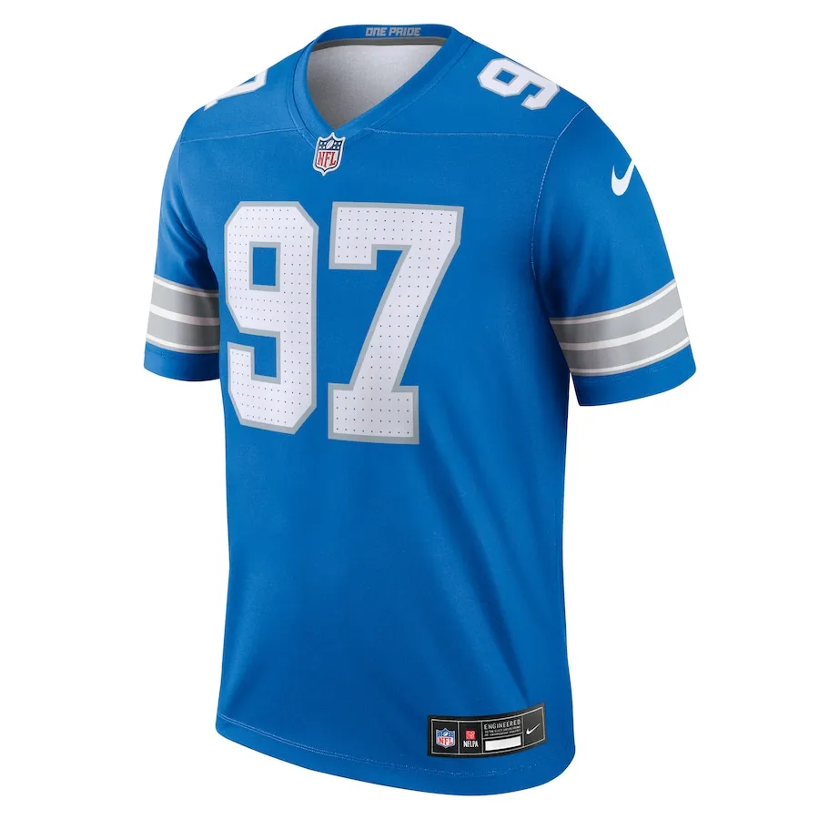 Aidan Hutchinson Detroit Lions Nike Team Legend Jersey - Blue