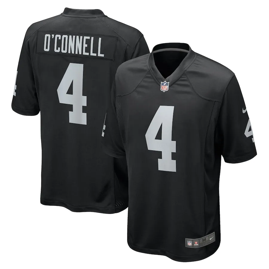 Aidan O'Connell Las Vegas Raiders Nike  Game Jersey -  Black
