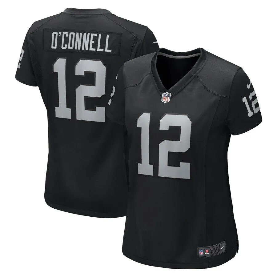 Aidan O'Connell Las Vegas Raiders Nike Women's  Game Jersey -  Black 8149