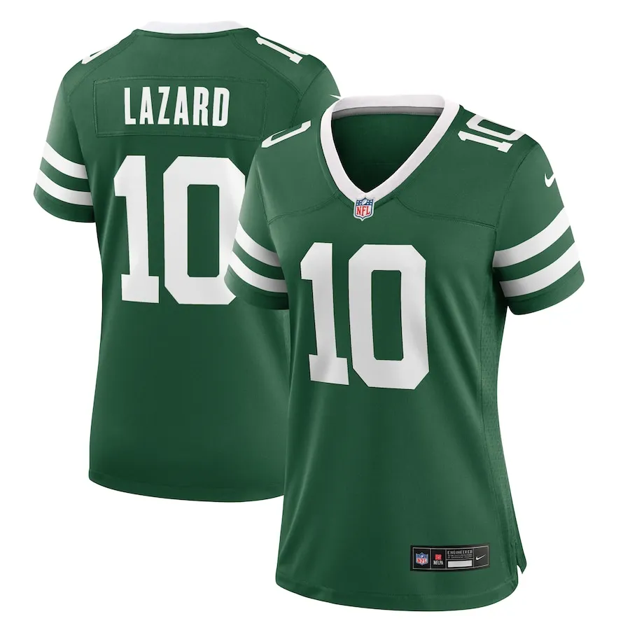 Allen Lazard New York Jets Nike Women's Team Game Jersey - Legacy Green
