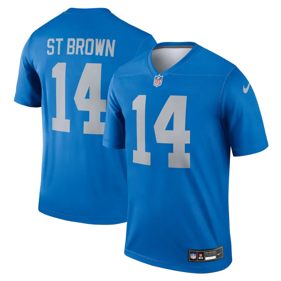 Amon-Ra St. Brown Detroit Lions Nike Alternate Legend Jersey - Blue