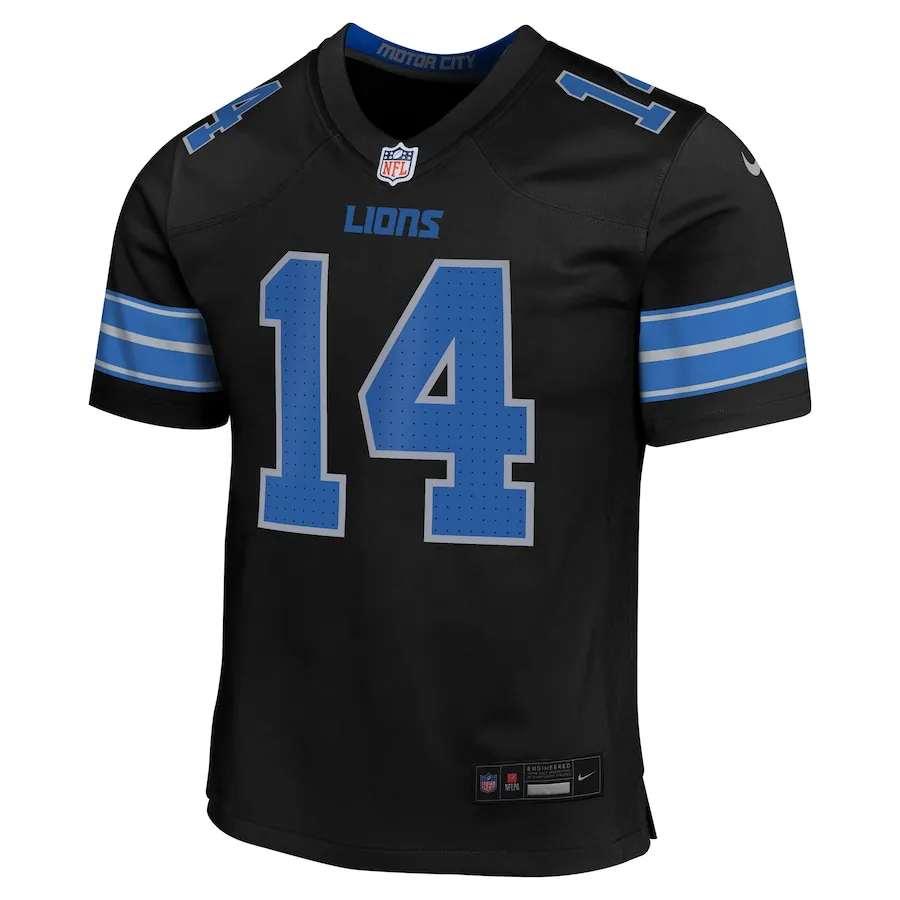 Amon-Ra St. Brown Detroit Lions Nike Youth Game Jersey - Black
