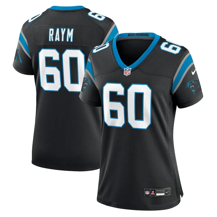 Andrew Raym Carolina Panthers Nike Women's  Game Jersey -  Black