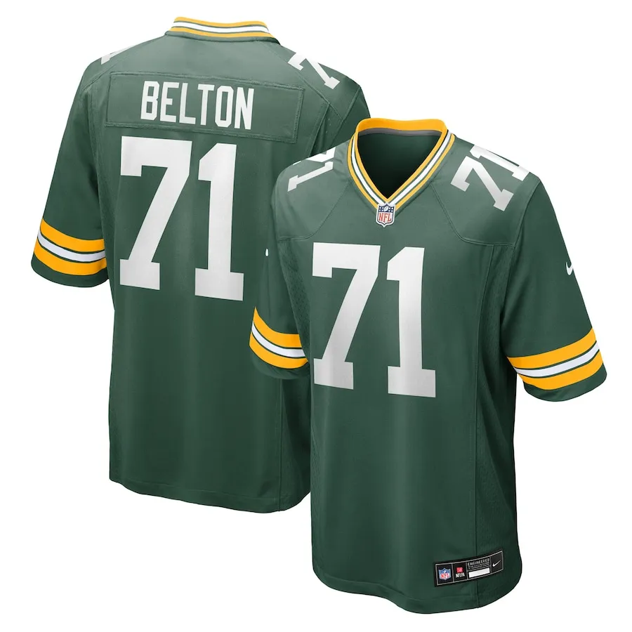 Anthony Belton Green Bay Packers Nike Team Game Jersey -  Green