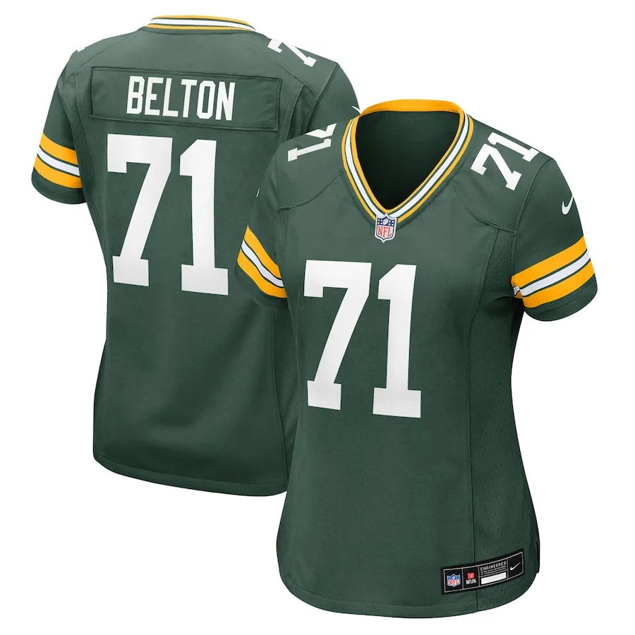 Anthony Belton Green Bay Packers Nike Women's Team Game Jersey -  Green