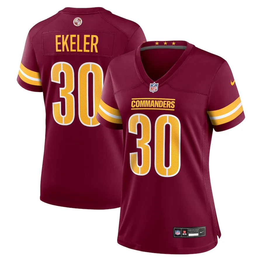 Austin Ekeler Washington Commanders Nike Women's  Game Jersey -  Burgundy