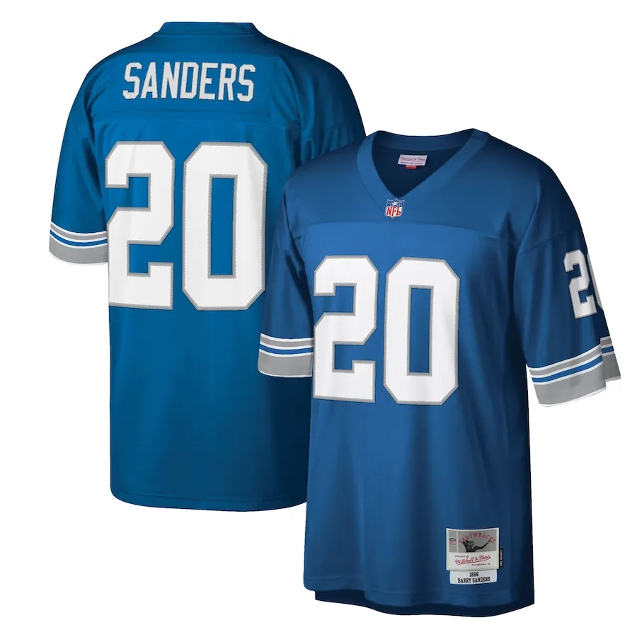 Barry Sanders Detroit Lions Mitchell &amp Ness Legacy Replica Jersey - Blue