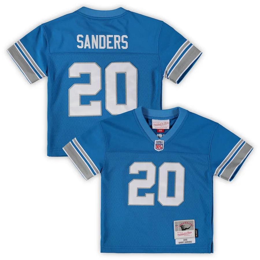 Barry Sanders Detroit Lions Mitchell &amp Ness Toddler 1996 Retired Legacy Jersey - Blue