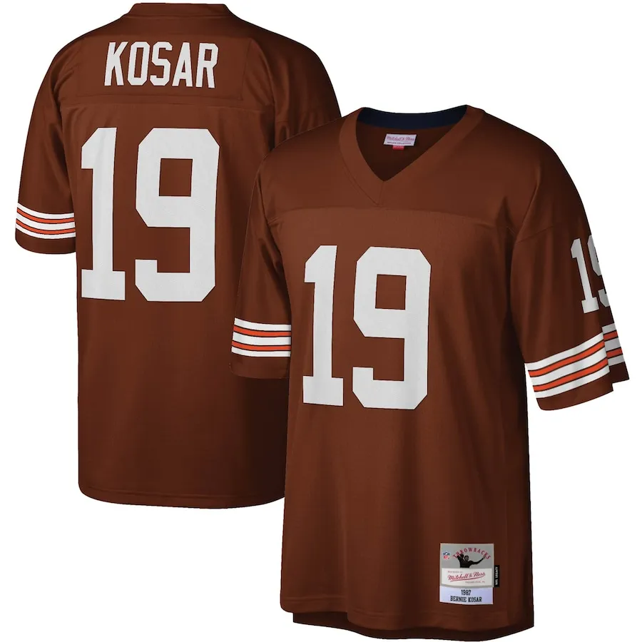 Bernie Kosar Cleveland Browns Mitchell &amp Ness Legacy Replica Jersey - Brown