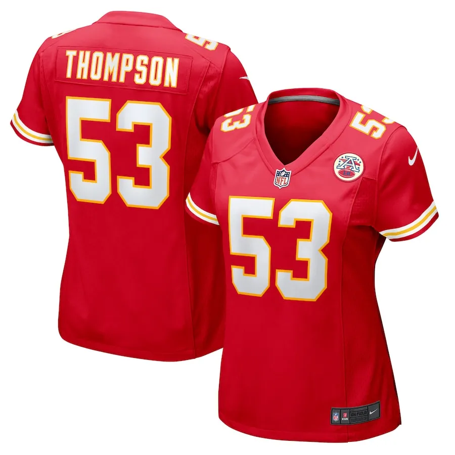 BJ Thompson Kansas City Chiefs Nike Women's  Game Jersey -  Red
