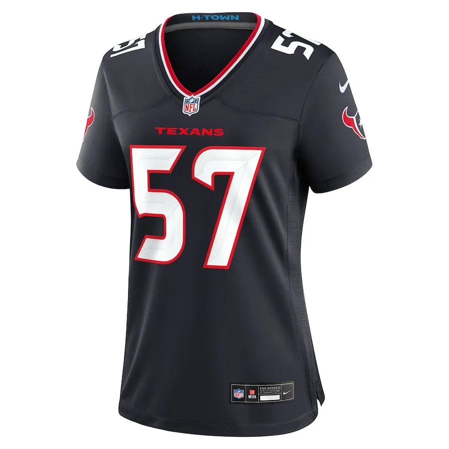 Blake Fisher Houston Texans Nike Women's Team Game Jersey -  Navy